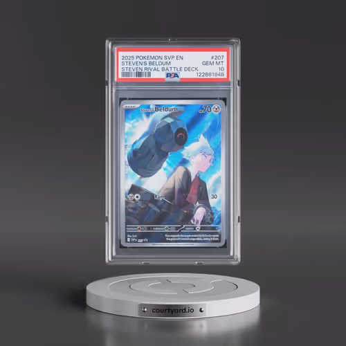 2025 Pokémon Svp EN-SV Black Star Promo #207 Steven's Beldum - Steven Rival Battle Deck (PSA 10 GEM