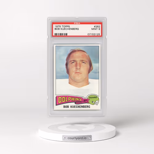 1975 Topps #262 Bob Kuechenberg (PSA 9 MINT)