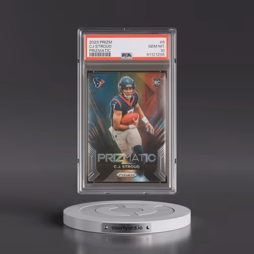 2023 Panini Prizm Prizmatic #6 CJ Stroud (PSA 10 GEM MINT)