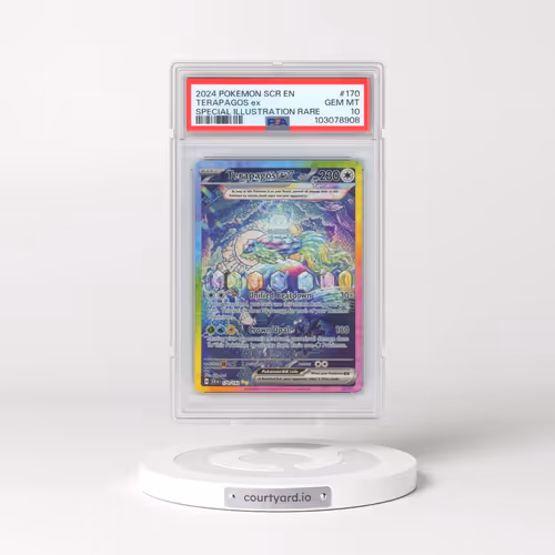 2024 Pokémon Scr EN-Stellar Crown #170 Terapagos EX - Holo Special Illustration Rare (PSA 10 GEM MIN