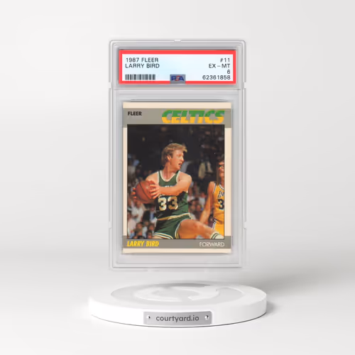 1987 Fleer #11 Larry Bird (PSA 6 EX-MT)