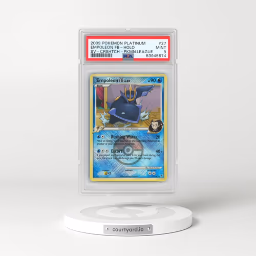 2009 Pokémon Platinum Supreme Victors #27 Empoleon FB - Holo Crosshatch-2010 Pokemon League (PSA 9 M