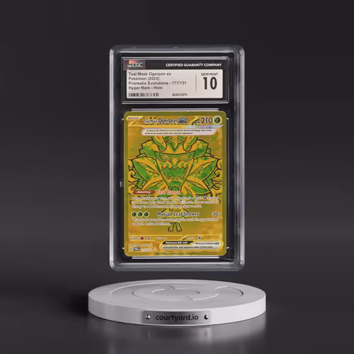 2024 Prismatic Evolutions - PRE EN #177/131 Teal Mask Ogerpon ex - Hyper Rare Holo (CGC 10 GEM MINT)