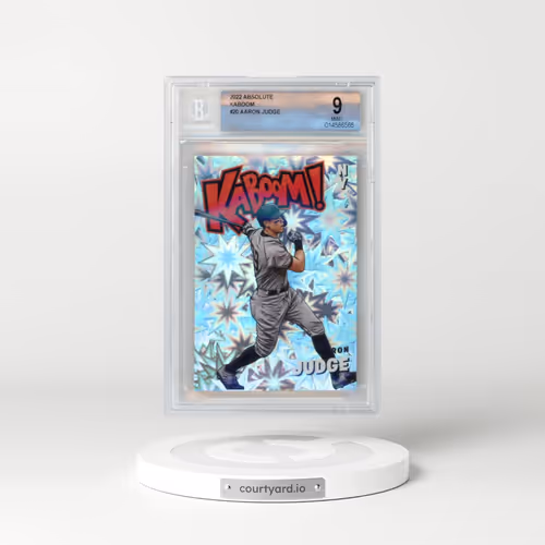 2022 Absolute Kaboom #20 Aaron Judge (BGS 9 MINT)