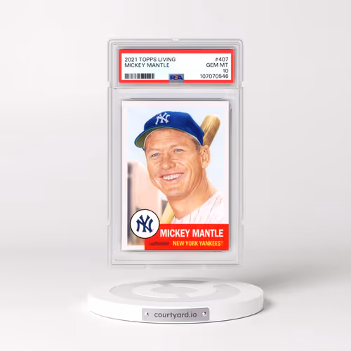 2021 Topps Living #407 Mickey Mantle (PSA 10 GEM MINT)