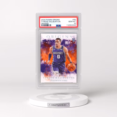 2020 Panini Origins #82 Tyrese Haliburton - Orange (PSA 10 GEM MINT)