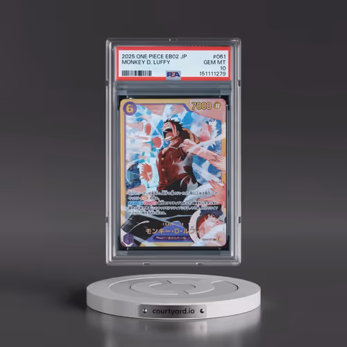 2025 One Piece Japanese EB02-Extra Booster -Anime 25th Collection #061 Monkey D. Luffy (PSA 10 GEM M