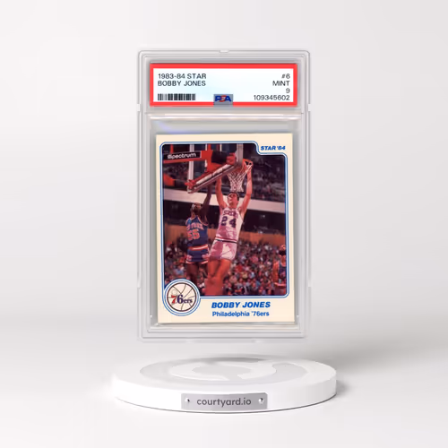 1983-84 Star #6 Bobby Jones (PSA 9 MINT)