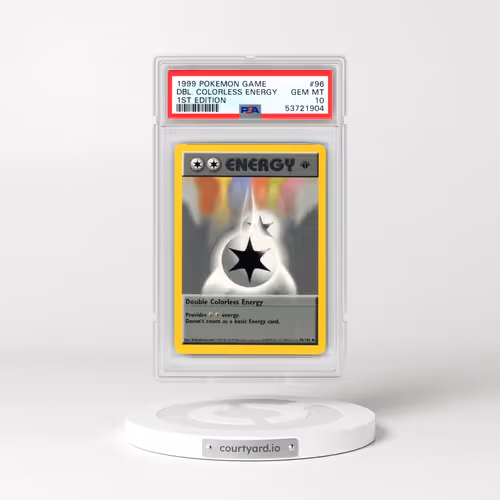 1999 Pokémon Game #96 Double Colorless Energy - 1st Edition (PSA 10 GEM MINT)