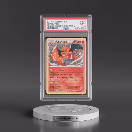 2016 Pokémon XY Generations Radiant Collection #RC5 Charizard (PSA 9 MINT)