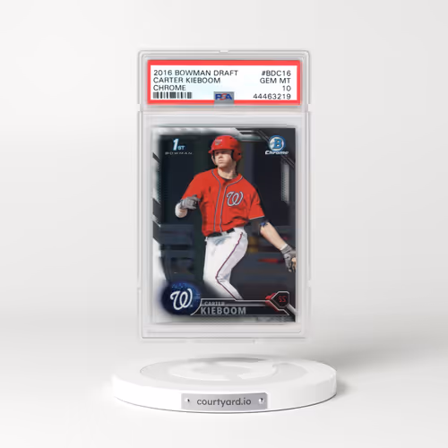 2016 Bowman Draft #BDC16 Carter Kieboom - Chrome (PSA 10 GEM MINT)
