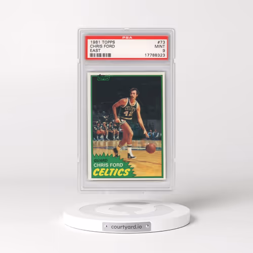 1981 Topps #73 Chris Ford - East (PSA 9 MINT)