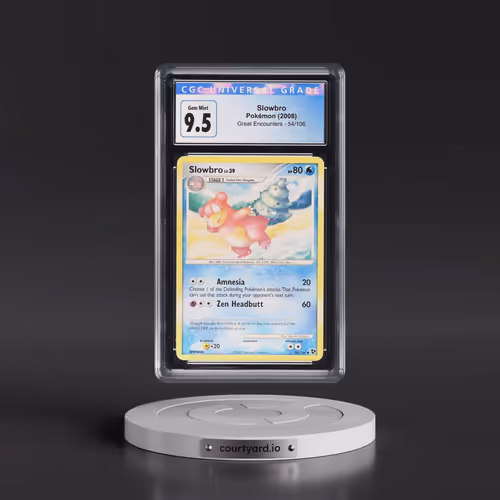 2008 Great Encounters #54/106 Slowbro (CGC 10 GEM MINT)