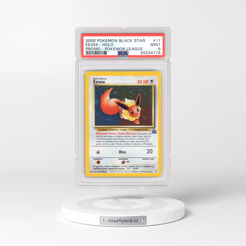 1999 Black Star Promos #11 Eevee - Holo Pokémon League (PSA 9 MINT)