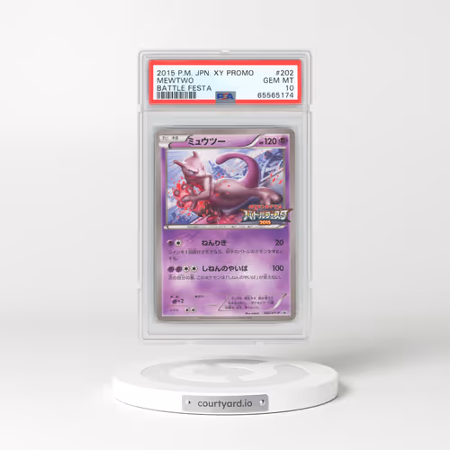 2015 Pokémon XY Promo #202 Mewtwo - Battle Festa (PSA 10 GEM MINT)