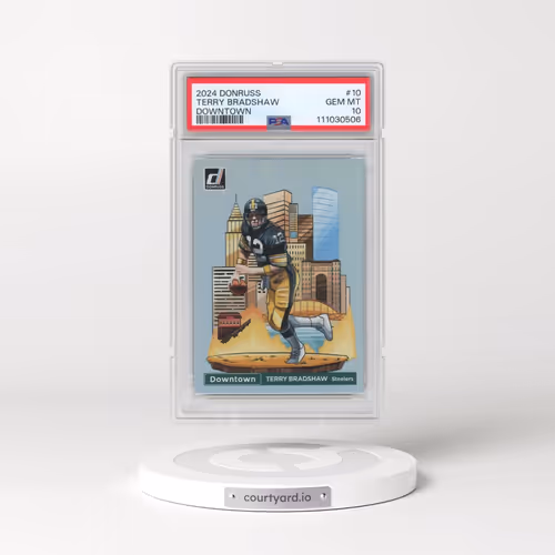2024 Panini Donruss Downtown! #10 Terry Bradshaw (PSA 10 GEM MINT)