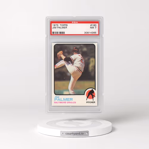 1973 Topps #160 Jim Palmer (PSA 7 NM)
