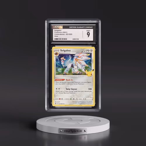 2021 Celebrations #021/025 Solgaleo - Holo (CGC 9 MINT)