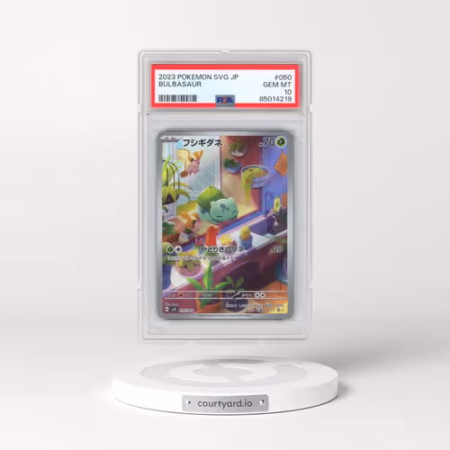 2023 Pokémon Svg-Venusaur & Charizard & Blastoise Special Deck Set EX #050 Bulbasaur (PSA 10 GEM MINT)