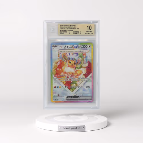 2024 High Class Pack: Terastal Fest ex - sv8a #224 Eevee ex - Special Art Rare Holo (BGS 10 PRISTINE