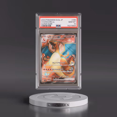 2023 Pokémon Sv2a-Pokémon 151 #185 Charizard EX - Holo Super Rare (PSA 10 GEM MINT)