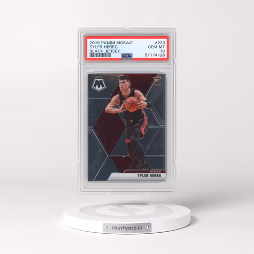 2019 Panini Mosaic #223 Tyler Herro - Variation (PSA 10 GEM MINT)