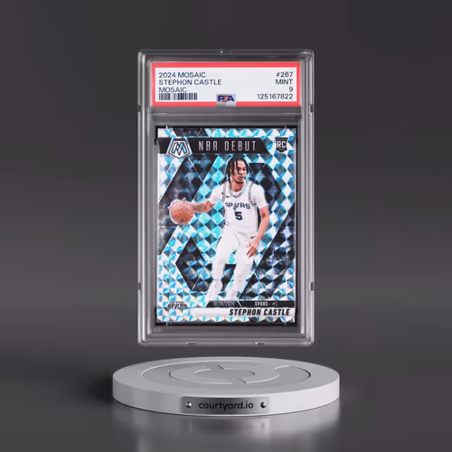2024 Panini Mosaic #267 Stephon Castle - Mosaic (PSA 9 MINT)
