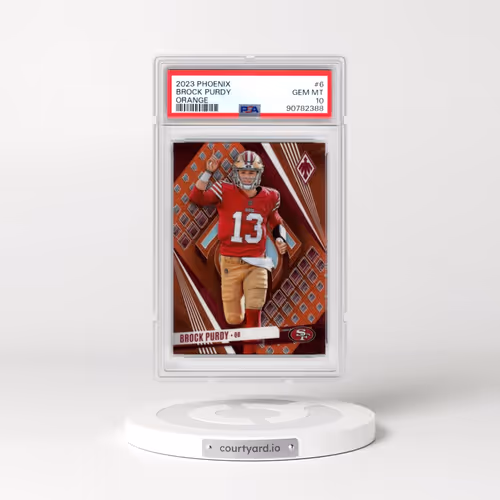 2023 Panini Phoenix #6 Brock Purdy - Orange (PSA 10 GEM MINT)