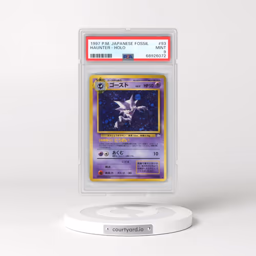 1997 Pokémon Fossil #93 Haunter - Holo (PSA 9 MINT)