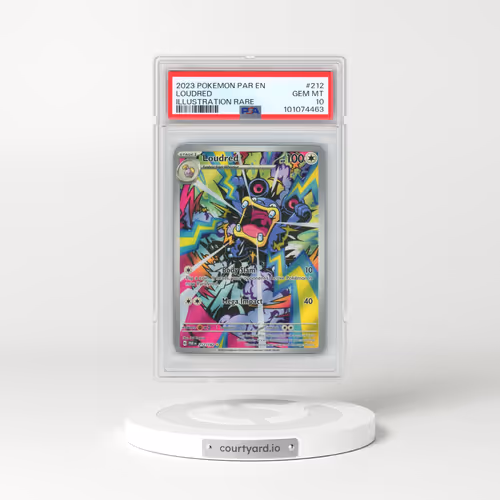 2023 Pokémon Par EN-Paradox Rift #212 Loudred - Illustration Rare (PSA 10 GEM MINT)