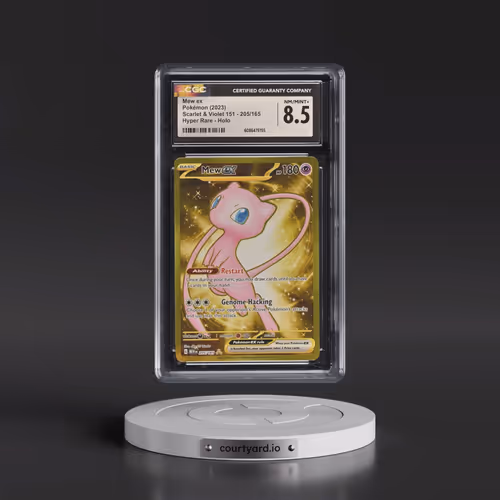 2023 Scarlet & Violet 151 - MEW EN #205/165 Mew ex - Hyper Rare Holo (CGC 8.5 NM-MT+)