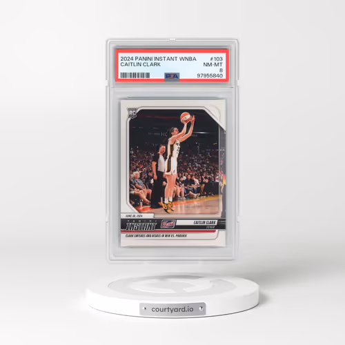 2024 Panini Instant WNBA #103 Caitlin Clark (PSA 8 NM-MT)