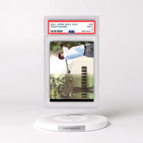 2001 Upper Deck Golf #90 Tiger Woods (PSA 9 MINT)
