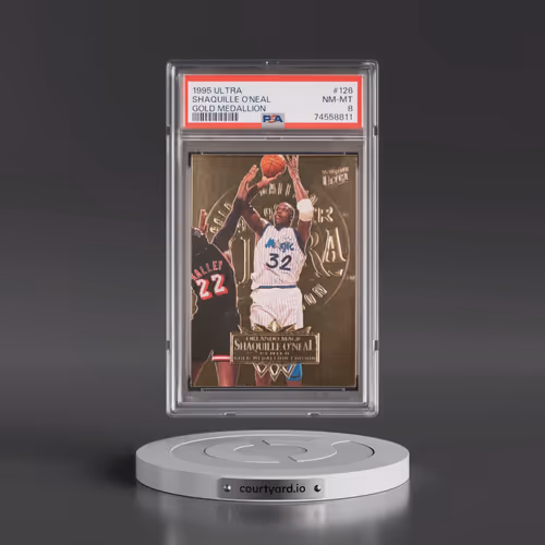 1995 Ultra #126 Shaquille O'Neal - Gold Medallion (PSA 8 NM-MT)