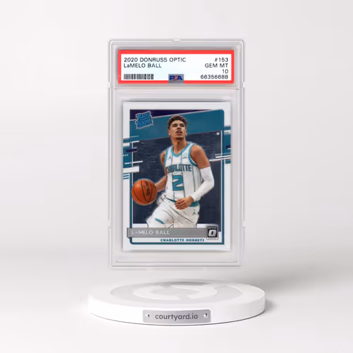 2020 Panini Donruss Optic #153 LaMelo Ball (PSA 10 GEM MINT)