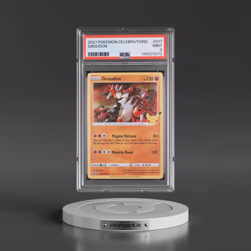 2021 Pokémon Celebrations #017 Groudon (PSA 9 MINT)