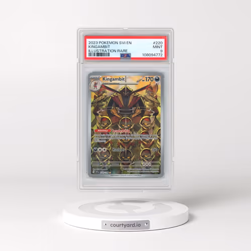 2023 Pokémon Svi EN-Scarlet & Violet #220 Kingambit - Illustration Rare (PSA 9 MINT)