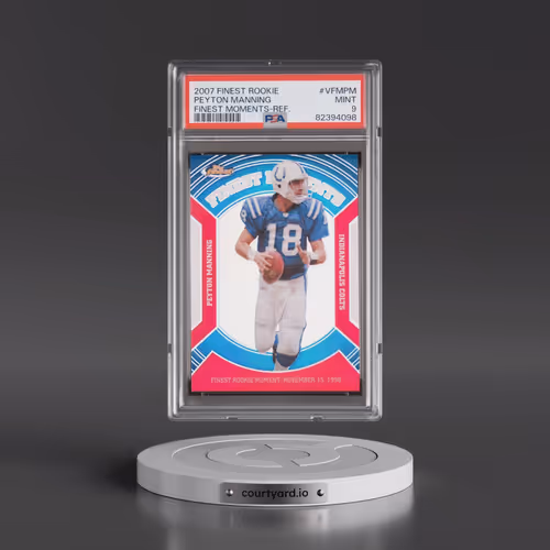 2007 Finest Moments #VFMPM Peyton Manning - Refractor (PSA 9 MINT)