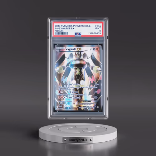 2017 Pokémon Mega Powers Collection Promo #54a Zygarde EX - Holo Full Art (PSA 9 MINT)