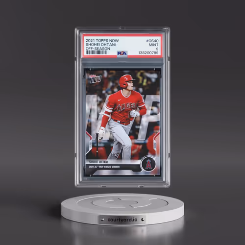 2021 Topps Now Off-Season #OS40 Shohei Ohtani (PSA 9 MINT)