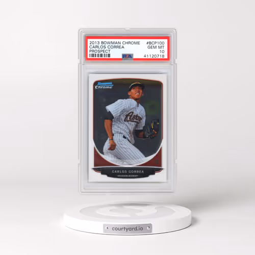 2013 Bowman Chrome Prospect #BCP100 Carlos Correa (PSA 10 GEM MINT)