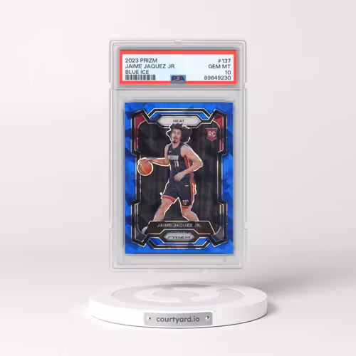 2023 Panini Prizm #137 Jaime Jaquez Jr. - Blue Ice (PSA 10 GEM MINT)