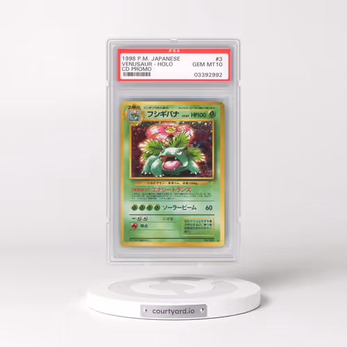 1999 Pokémon CD Promo #3 Venusaur - Holo CD Promo (PSA 10 GEM MINT)