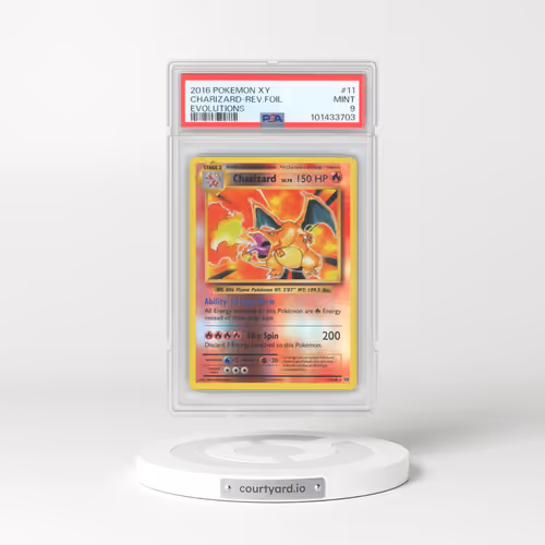 2016 Pokémon XY Evolutions #11 Charizard - Reverse Foil (PSA 9 MINT)