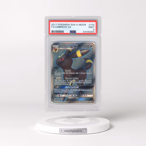 2017 Pokémon Sun & Moon #142 Umbreon GX - Holo Full Art (PSA 9 MINT)