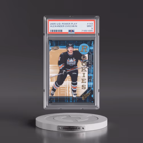 2005 Upper Deck Power Play #143 Alexander Ovechkin (PSA 9 MINT)