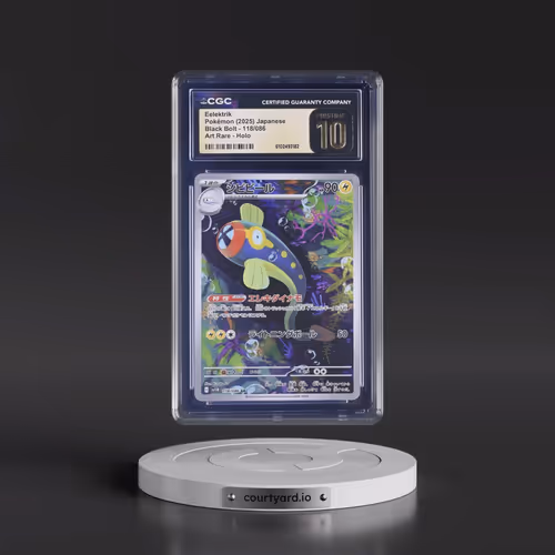 2025 Black Bolt - sv11B #118/086 Eelektrik - Art Rare Holo (CGC 10 PRISTINE)