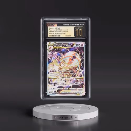 2022 VSTAR Universe #223/172 Deoxys VSTAR - Special Art Rare Holo (CGC 10 PRISTINE)
