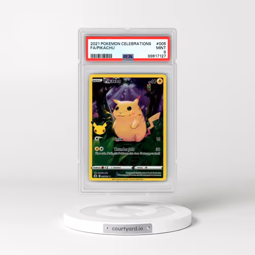 2021 Pokémon Celebrations #005 Pikachu - Full Art (PSA 9 MINT)