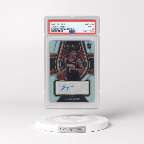 2021 Panini Select Rookie Signatures #RSJGR Jalen Green (PSA 9 MINT)